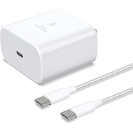 Pengecas i Phone 16 Pro Max Pengecasan Pantas, Blok Pengecas USB C 45W dengan Penggantian Kabel Kord