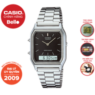 Đồng hồ Nam dây thép Casio AQ-230A-1D chính hãng bảo hành 1 năm Pin trọn đời