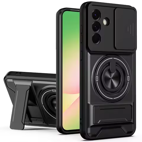 A56 5G Armor Case For Samsung Galaxy A56 Case Shockproof Slide Lens Protector Phone Cover For Samsun