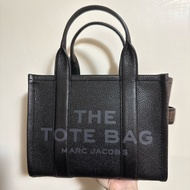 Marc Jacobs The Leather Small Tote bag 黑色小牛皮托特包
