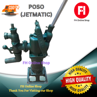 (Poso) Jetmatic Manual Water Pump( Poso )Color Dark Green NOVA BULL