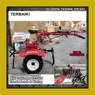 HONDA OSHIMA Mesin Traktor Mini Tiller Cultivator ZC100T Bajak Tanah