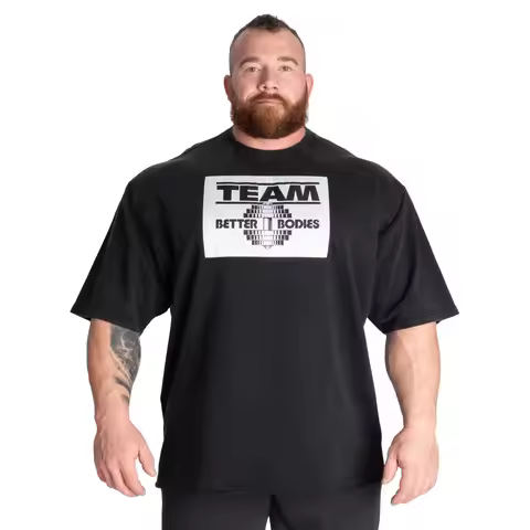 Better Bodies Team Iron Tee _ Oversized Gym Shirt - Better Bodies _ Perfect for Bodybuilders & Power