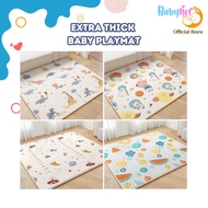 Babylief Extra Thick Baby Playmat - XPE Waterproof Crawling Pad, Anti-Slip Odorless Foldable Play Ma