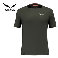 【SALEWA 義大利】PEDROC POLARTEC DELTA T-SHIRT 男 快乾短袖排汗衣｜排汗速乾運動上衣/ 深橄欖 (5280)/ 48 / M