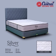 bedset springbed central silver 160 x 200