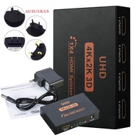 Ultra HD 4K HDTV Splitter 1X4 Port 3D UHD 1080p 4K*2K Video HDTV Switch Switcher HDTV 1 Input 4 Outp