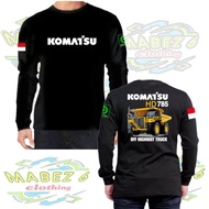 KATUN 20s cotton t-shirt DT Komatsu HD785 DTF screen printing/ Long sleeves