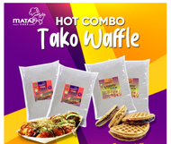 COMBO 2 kg Waffle + 2 Takoyaki (Tepung Premix)