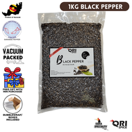 [READYSTOCK] 100% Pure 纯真够辣 1kg Sarawak Black Pepper Peppercorn Berry Spice / Biji Lada Hitam / 砂拉越黑