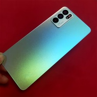 Gốc cho Oppo RENO 6 5G trở lại pin bìa cho Oppo RENO 6 mặt kính sau Bìa cửa sau vỏ ngoài thay thế Bả