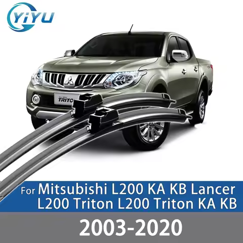 2PCS Car Front Wiper Blades For Mitsubishi L200 KA KB Lancer L200 Triton L200 Triton KA KB Windshiel
