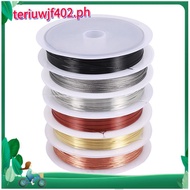 6 Pack Jewelry Beading Wire for Jewelry Making Supplies and Craft (24 Gauge)