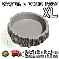 Water dish XTRA LARGE XL waterdish feeding dish food worm calcium dish bowl waterdish Water containe