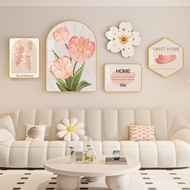 Combination Background Wall Small Fresh Modern Simple Cream Sofa Decoration Painting Wall Painting C