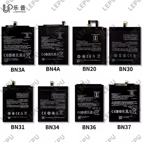 BN36 BN20 BN30 BN31 BN34 New Battery for Xiaomi BN44 BN45 BN47 BN48 BN55 BN56 BN59 BN5C REDMI Origin