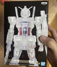 BANDAI 40周年 MOBILE SUIT GUNDAM INTERNAL STRUCTURE RX 78 2高達 透明化 核心彩色 14cm