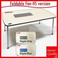 Foldable Table: with USB Fan_ READY Stocks SG_ HomeBuddy_ Acev_ Laptop Table