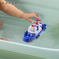 Adepe Electric Fireboat for Children, Bath Toy, Fireboat Model, Ferry for Children Ages 3 And Up