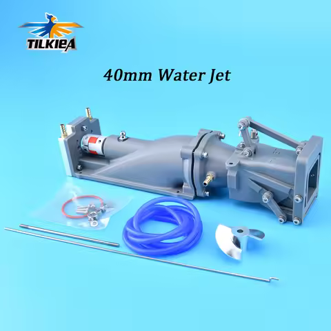 40mm Water Jet Boat Pump Spray Water Thruster With Reversing System 40mm Propeller 5mm Shaft w/Coupl