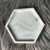 Handmade Epoxy Resin Coaster / Alas Cawan Epoxy Resin