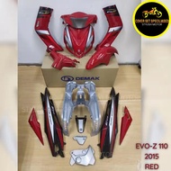 [FREE STICKER] ORIGINAL DEMAK COVER SET EVO-Z 110 2015 RED