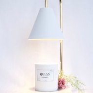 APP遠端控制智能香氛蠟燭燈－白色燈罩大理石款