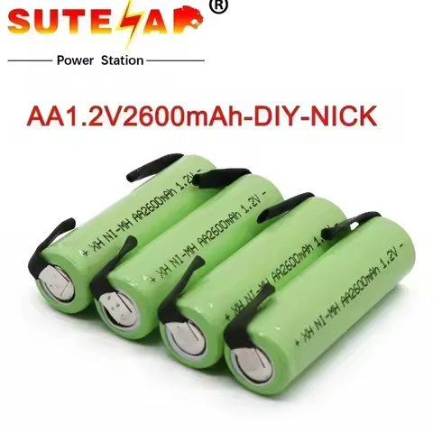 74/5000 10000 AA 1.2 v 2500MAH NI-MH AA rechargeable battery for Electric Shavers, toys, wireless re