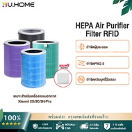 【MU.HOME】HEPA Air Purifier Filter / Xiaomi Mi Air Purifier Filter Anti-bacterial ไส้กรองเครื่องกรอกอากาศ เหมาะสำหรับเครื่องกรองอากาศ Xiaomi Mi Air Purifier 2S / 3C / 3H / Pro / 4Lite ไส้กรองอากาศเครื่องฟอกอากาศ กรองแบคทีเรีย PM2.5