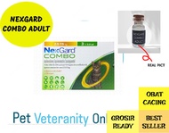 Obat Kutu Nexgard Combo for Kucing 1 botol Share In Jar (2.5-7.5kg)