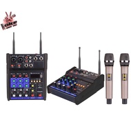 ●☌✜YAMAHA G4 POWER MIXER 4 Channels USB bluetooth WITH 2 PCS NICE QUALITY WIRELESS MICROPHONE