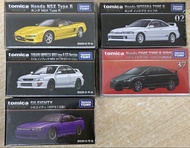 Tomica Premium Honda NSX Type R，Subaru WRX STi, DC2, S13, FD2