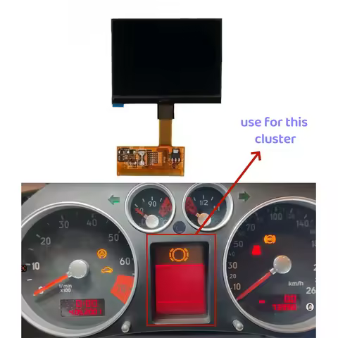 LCD Display For Audi TT 1999-2006 Mk1 Cluster Speedo Instrument
