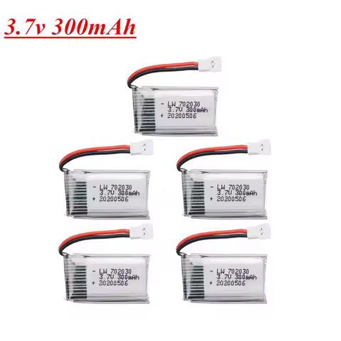 3.7V 300mAh Lipo Battery For Udi U816 U830 F180 E55 FQ777 FQ17W Hubsan H107 Syma X11C FY530 RC Drone