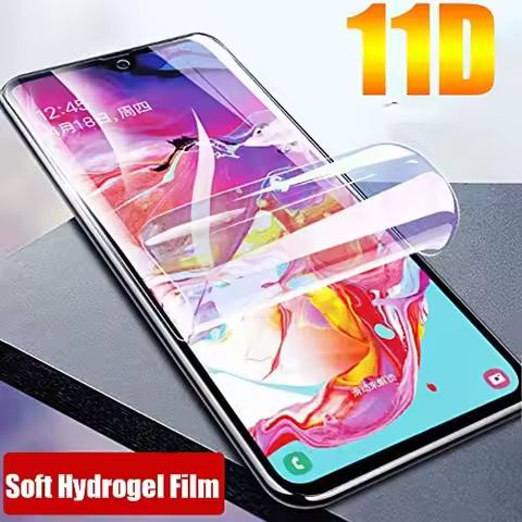 Full Hydrogel Film For Samsung A71 A01 A02S A11 A12 Smartphone Screen Protector On Samsung Galaxy A5