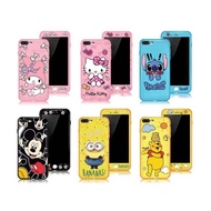 Case Vivo เคสนิ่ม+ฟิลม์กระจกลายการ์ตูน รุ่น y91c,y53,y55,y17,y71,y50,v5,v9,v17,v19