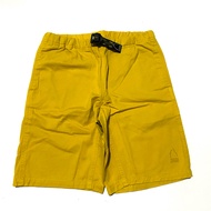 Sierra Designs Belted Short Yellow Size S W39-42 L49 OL25 Waist Circumference 78-84 cm Length 49 cm 
