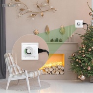 Yohomy 2Pcs Outlet Timer Indoor Electrical with 3 Prong Dual Outlets 24 Hour 30 Minute Daily On Off 