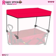Outdoor Utility Folding Wagon Cart Accessories Wagon trolley Cart Sun Rain Shade Cover Roof shopping