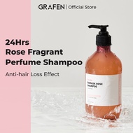 [GRAFEN] Damask Rose Perfume Shampoo 500ml [100% Damask Rose Oil  Long Last Fruity Fragrance Anti-Ha