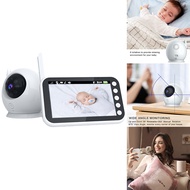 Video Baby Monitor, Baby Caregiver, 4.3 Inch IPS Screen Baby Camera Monitor Lullaby Feeding Alert