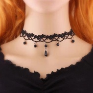 Necklace Black Lace Clavicle Chain Cloth Gothic choker Lace Punk Light Luxury Lace Necklace