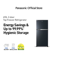 Panasonic 610L 2 Doors Refrigerator with Jumbo Freezer NR-TZ601BPKS [Free delivery installation and disposal]