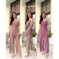 H670 Jumpsuit Hi-so fashion Chiffon Fabric