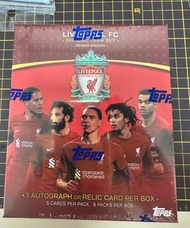 全新未開Topps Liverpool offical trading cards season 2022/23 利物浦Team Set 足球卡球星卡波衫卡簽名卡