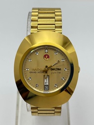 RADO DIASTAR GRAND DELUXE JUBILE 25 JEWELS Automatic Limited Edition 2293/2500 เพชรแท้ 1 เม็ด ตัวเรือนคาไบรท์ นาฬิกาผู้ชาย มือสองของแท้