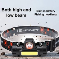 [LI] Outdoor Headlights With Long Battery Life And Strong Light LED Night Fishing Charging Head Moun