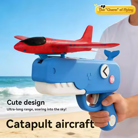 Multiple models foam ejection plane kite toys for boy and girl, parent-child interaction, outdoor ca