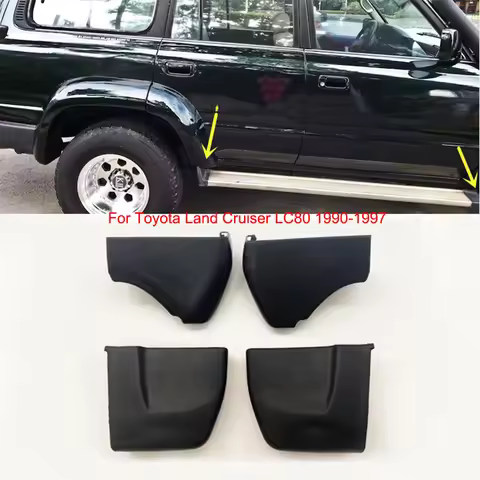 Car Exterior Side Door Step Plate Foot Pedal Step Board Protection Trim Cover Cap For Toyota Land Cr