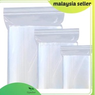 ( Big Size) 100pcs Plastic Zipper Bag / Transparent Packaging Plastic Bag with Sealable Zipper / Zip